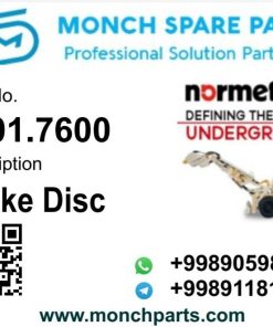 NORMET Brake Disc 112.07.610 5701.7600
