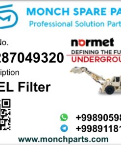 Normet Utimec 6400, Fuel Filter 57287049320